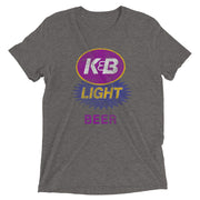 K & B LIGHT Beer Tri-blend T-Shirt - NOLA REPUBLIC T-SHIRT CO.