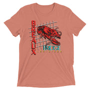 Retro Breaux Bridge Crawfish Capital Unisex Tri-blend T-Shirt - NOLA REPUBLIC T-SHIRT CO.