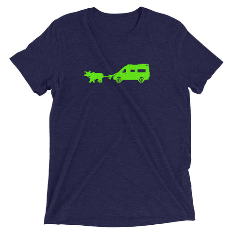 The Sprinter Camper Van Trail Unisex Tri-blend T-Shirt - NOLA REPUBLIC T-SHIRT CO.