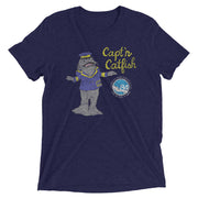 Retro Capt'n Catfish 1984 World's Fair Tri-blend T-Shirt - NOLA REPUBLIC T-SHIRT CO.