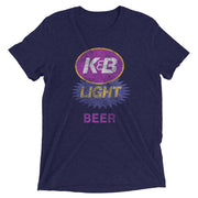 K & B LIGHT Beer Tri-blend T-Shirt - NOLA REPUBLIC T-SHIRT CO.