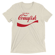 Eat More Crawfish Tri-blend T-Shirt, Nola Republic T-Shirt Co., Coca Cola Crawfish T-Shirt, Coke Crawfish T-Shirt