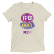 K & B LIGHT Beer Tri-blend T-Shirt - NOLA REPUBLIC T-SHIRT CO.