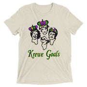 Golden Krewe Goals Mardi Gras Unisex Short-Sleeve T-Shirt