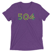 504 Mardi Gras Unisex Tri-blend T-Shirt - NOLA REPUBLIC T-SHIRT CO.