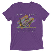 Retro New Orleans Mardi Gras 1991 Unisex Tri-blend T-Shirt