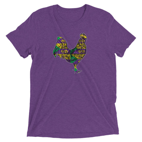 Courir de Mardi Gras 2022 Rooster Unisex Tri-blend T-Shirt, Nola Republic T-Shirt Co.