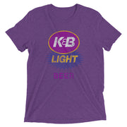 K & B LIGHT Beer Tri-blend T-Shirt - NOLA REPUBLIC T-SHIRT CO.