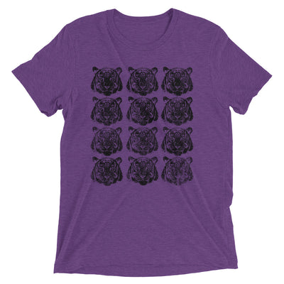 Retro Tiger Roar Tri-blend T-Shirt - NOLA REPUBLIC T-SHIRT CO.