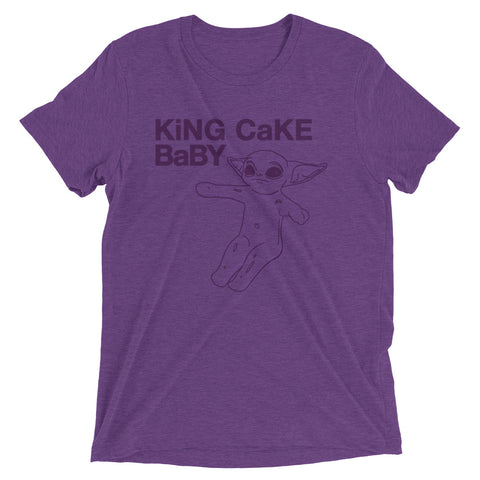 King Cake Baby Tri-blend Unisex T-Shirt