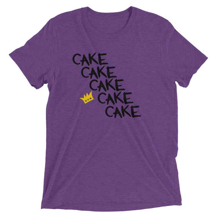 Mardi Gras Cake, Cake, Cake... Unisex Tri-blend T-Shirt - NOLA REPUBLIC T-SHIRT CO.