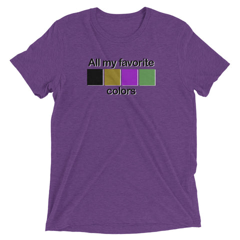 All My Favorite Colors Unisex Tri-blend T-Shirt