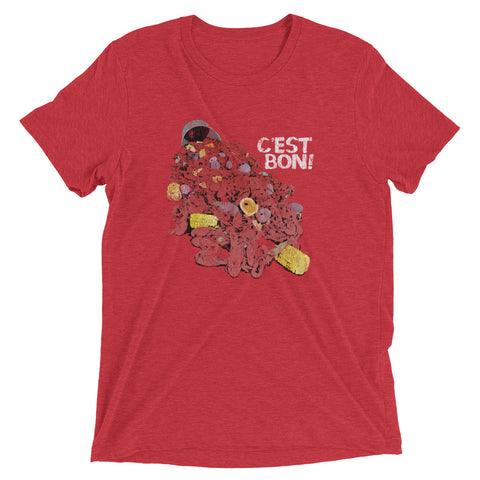 C'est Bon! Crawfish Boil Unisex Tri-blend T-Shirt - NOLA REPUBLIC T-SHIRT CO.