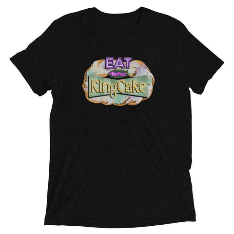 Eat More King Cake Unisex Tri-blend T-Shirt