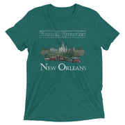 Retro French Quarter Unisex Tri-blend T-Shirt | Nola Republic T-Shirt Co.