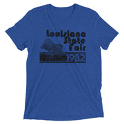 Retro Louisiana State Fair 1982 Limited Black Unisex Tri-blend T-Shirt - NOLA REPUBLIC T-SHIRT CO.