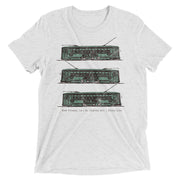 St. Charles Streetcar Green Line Unisex Tri-blend T-Shirt - NOLA REPUBLIC T-SHIRT CO.