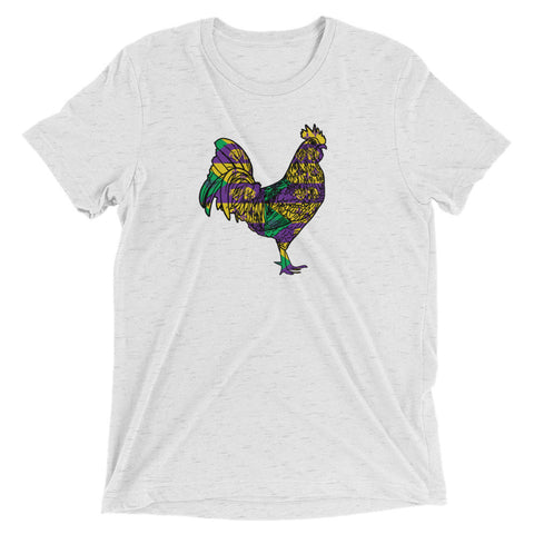 Courir de Mardi Gras 2022 Rooster Unisex Tri-blend T-Shirt, Nola Republic T-Shirt Co.