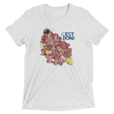 C'est Bon! Crawfish Boil Unisex Tri-blend T-Shirt - NOLA REPUBLIC T-SHIRT CO.