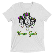 Golden Krewe Goals Mardi Gras Unisex Short-Sleeve T-Shirt