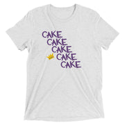 Mardi Gras Cake, Cake, Cake... Unisex Tri-blend T-Shirt