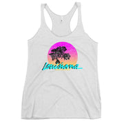 Retro Louisiana Bayou Women's Racerback Tank Top - NOLA REPUBLIC T-SHIRT CO.