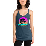 Retro Louisiana Bayou Women's Racerback Tank Top - NOLA REPUBLIC T-SHIRT CO.