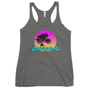 Retro Louisiana Bayou Women's Racerback Tank Top - NOLA REPUBLIC T-SHIRT CO.