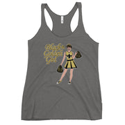 Black & Golden Girl Women's Racerback Tank Top - NOLA REPUBLIC T-SHIRT CO.