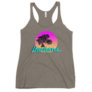 Retro Louisiana Bayou Women's Racerback Tank Top - NOLA REPUBLIC T-SHIRT CO.