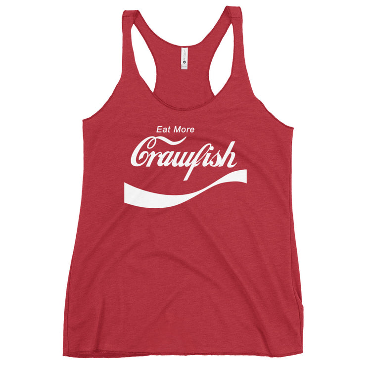 Eat More Crawfish Women's Racerback Tank Top - NOLA REPUBLIC T-SHIRT CO.