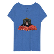 Crawface Women’s V-Neck T-Shirt - NOLA REPUBLIC T-SHIRT CO.