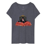 Crawface Women’s V-Neck T-Shirt - NOLA REPUBLIC T-SHIRT CO.