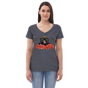 Crawface Women’s V-Neck T-Shirt - NOLA REPUBLIC T-SHIRT CO.