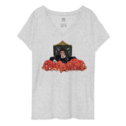 Crawface Women’s V-Neck T-Shirt - NOLA REPUBLIC T-SHIRT CO.