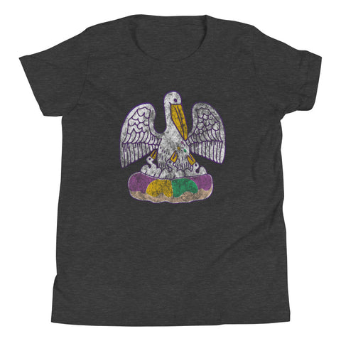 King Cake State of Mind Youth Unisex T-Shirt - NOLA REPUBLIC T-SHIRT CO.