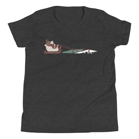 Rouxdolph's Sleigh Ride Unisex Youth T-Shirt